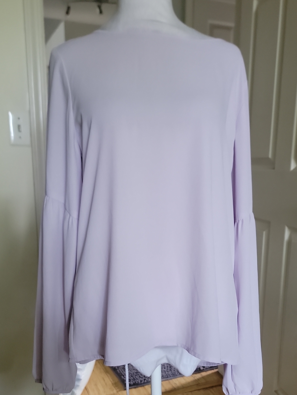 The Limited Lavender Long Sleeve Bell-Sleeve Top